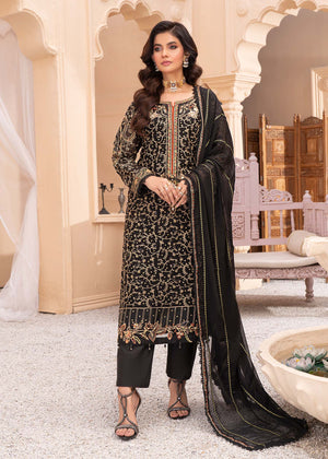 Black Kurta Set for Women