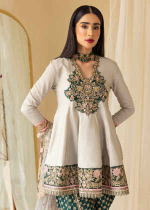 Dark green Short Frock for Women