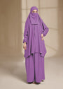 Bright lavender Jilbab for Women
