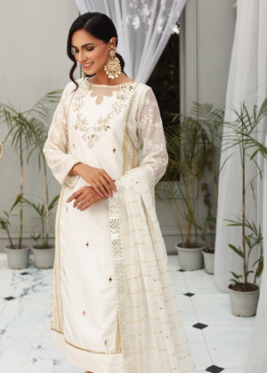 White Kurta Set for Women
