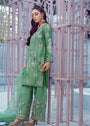 Green Kurta Set for Women