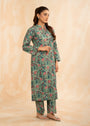 Sage green Kurta Set for Women