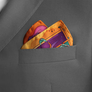 Cream Pocket Square for Men
