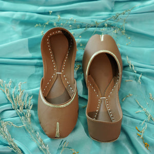 Brown Khussa for Women