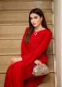 Cherry red Kurta Set for Women