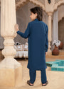 Navy blue Kurta Set for Boy