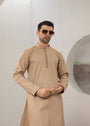 Camel brown Kurta Set for Men