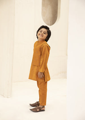 Mustard Waistcoat for Boy