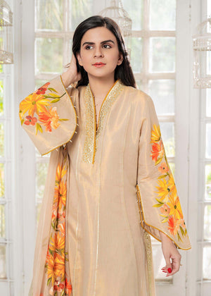 Beige Kurta Set for Women