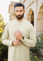 Cream Shalwar Kameez for Men