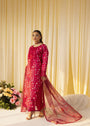 Red Kurta Set for Women