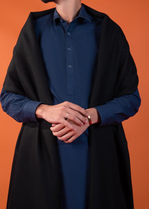 Black Shawl for Men