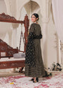 Jet black Angrakha for Women