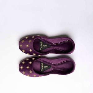 Purple Khussa for Women