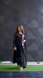 Black Kurta Set for Women