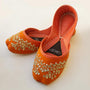 Orange Khussa for Women