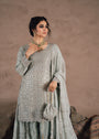 Mint green Sharara for Women