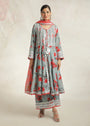 Duck egg grey Pishwas for Women
