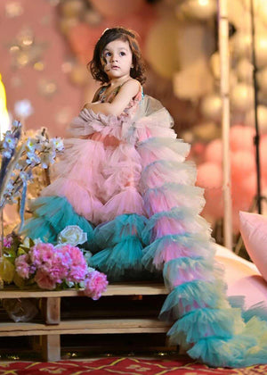 Multi Frock for Girl