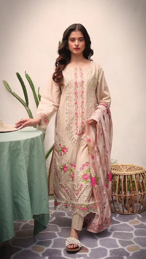 Beige Kurta Set for Women