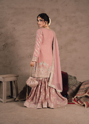 Blush pink Gharara for Women