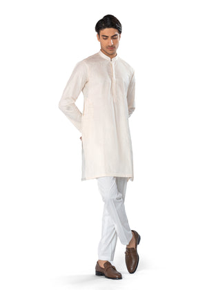 Off-white Kurta Set for Men