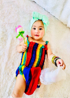 Multi Romper for Girl Newborn