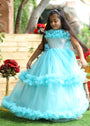 Ice blue Frock for Girl