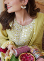 Key lime Kurta Set for Women