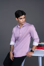 Lilac Casual Shirt for Men