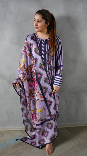 Purple Kurta Set for Women