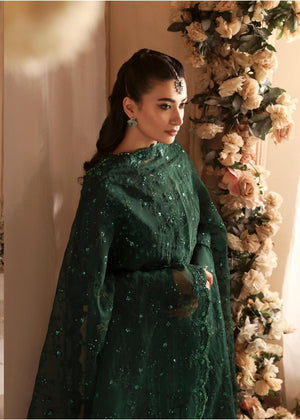 Emerald green Unstitched for Women