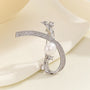White Brooch for Women