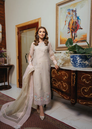 Beige Kurta Set for Women