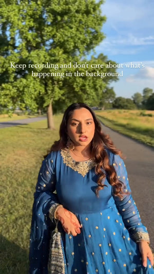 Blue Pishwas for Women