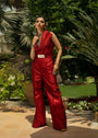 Blood red Jumpsuit for Women