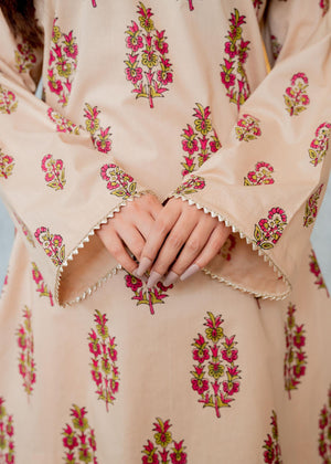 Beige Kurta Set for Women