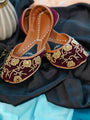 Maroon Khussa for Women