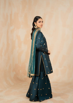 Teal Gharara for Women
