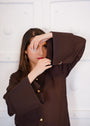 Chocolate brown Top for Women