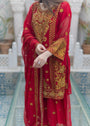 Maroon Gharara for Women