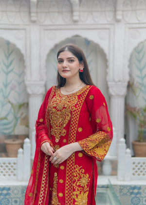 Maroon Gharara for Women
