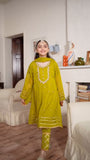Green Kurta Set for Girl