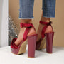 Maroon Heels for Women
