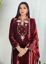 Maroon Kurta Set for Women