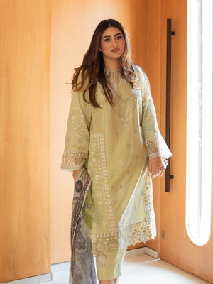 Mint green Unstitched for Women