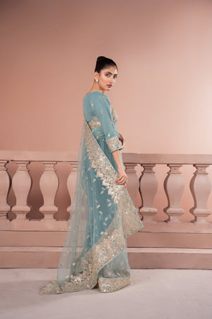 Ice blue Unstitched for Women