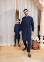 Navy blue Kurta Set for Boy