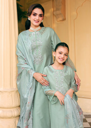 Pastel green Kurta Set for Girl
