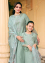 Pastel green Kurta Set for Girl